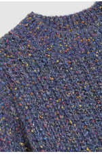 ΓΥΝΑΙΚΕΙΟ ΠΛΕΚΤΟ ΠΟΥΛΟΒΕΡ ΣΕ ΜΠΛΕ ΜΕΛΑΝΖΕ